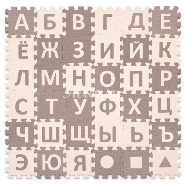 Коврик-пазл 6" с русским алфавитом - NT Funkids "Алфавит-3"  art. KB-001-36-NT, 05