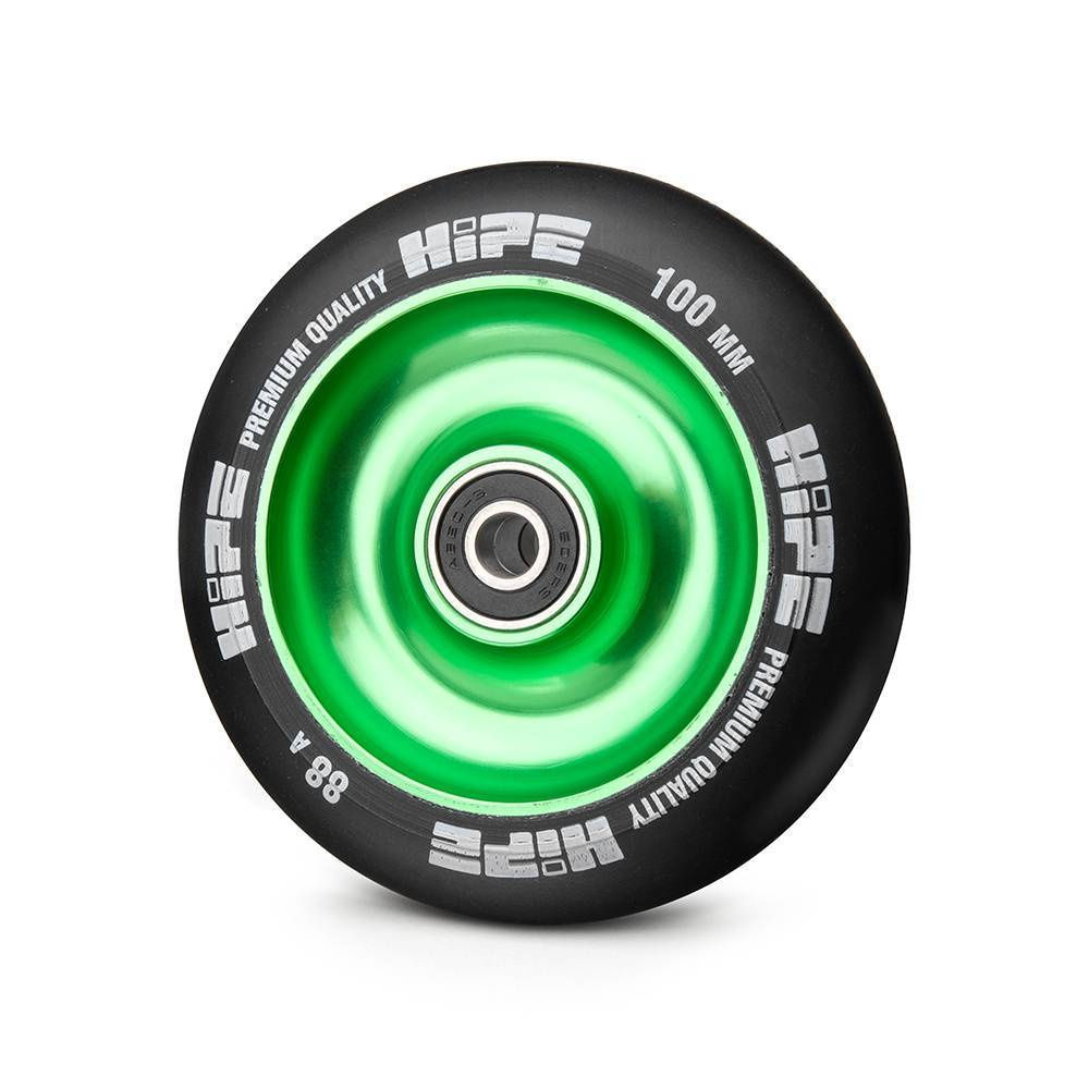 Колесо HIPE Solid 100 мм зеленый/черный