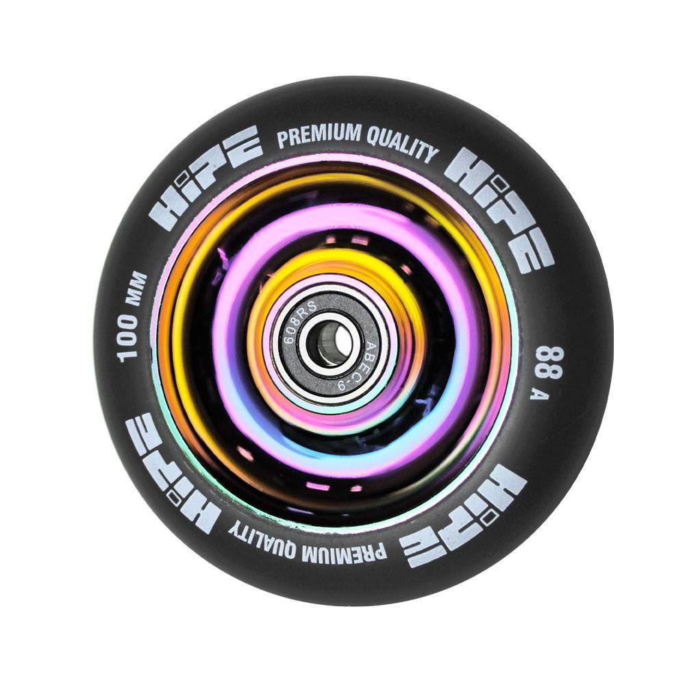 Колесо HIPE Solid 100мм neo-chrome/черный