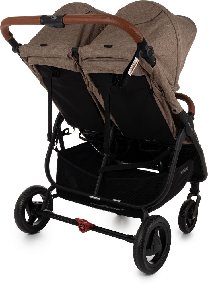 Прогулочная коляска для двойни Valco baby Snap Duo Trend / Cappuccino