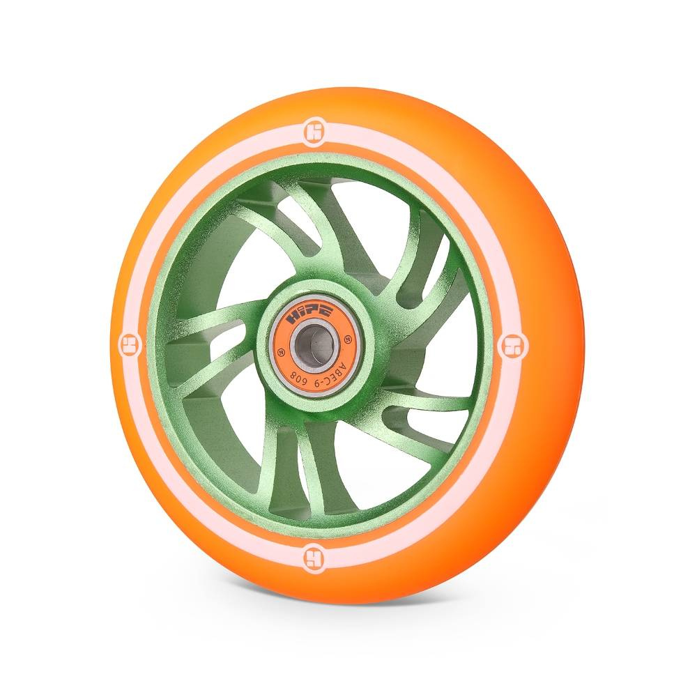 Колесо Hipe 5W 110мм зеленый/оранжевый