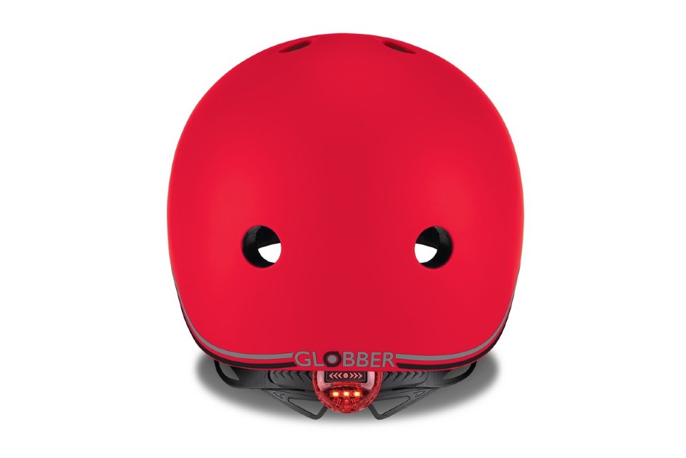 Шлем Globber GO UP LIGHTS, XXS/XS (45-51см) Красный
