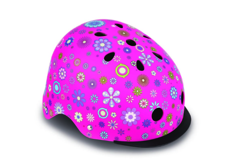 Шлем Globber ELITE LIGHTS, XS/S (48-53см) Розовый