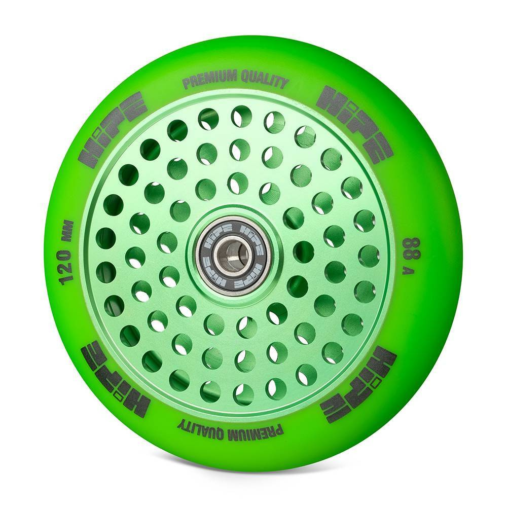 Колесо HIPE H20 120мм, зелен/зелен (разбор)