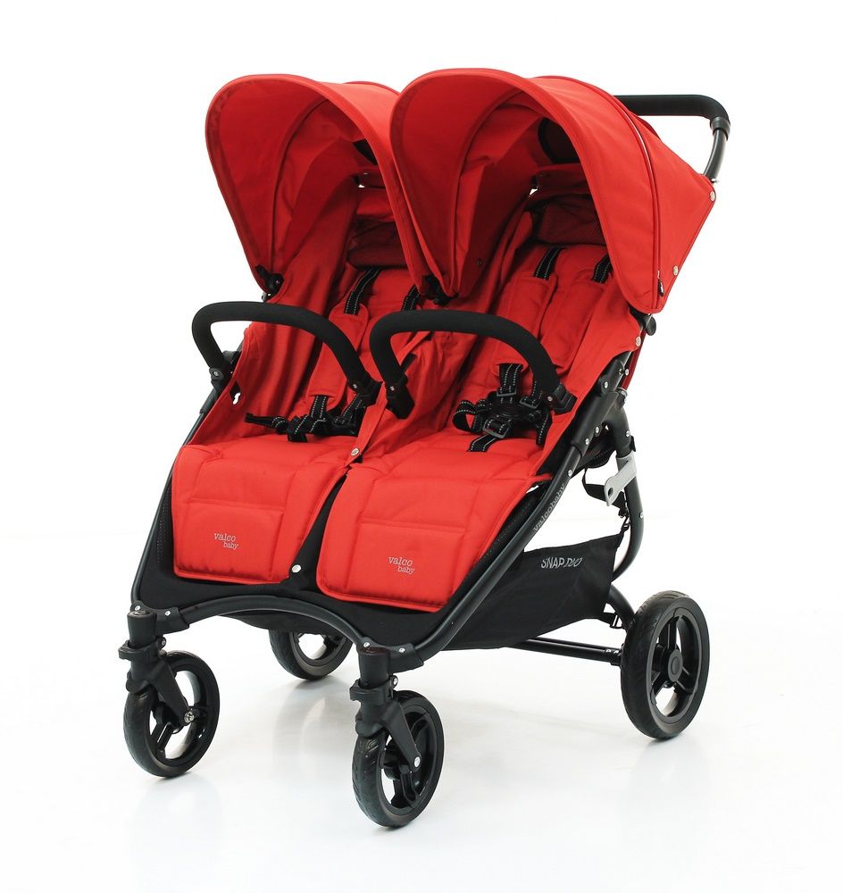 Прогулочная коляска для двойни Valco baby Snap Duo / Fire red