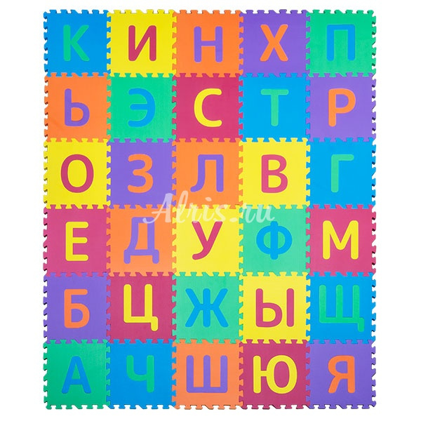 Коврик-пазл 12" с русским алфавитом - NT10 Funkids "Алфавит-2-10"  art. KB-001R-NT10, 01